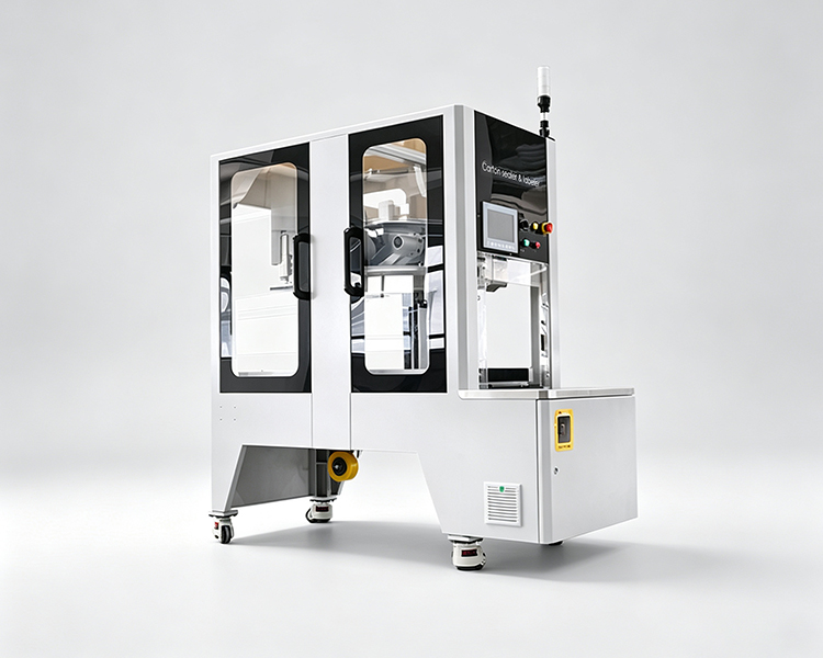 Automatic Carton Sealing And Labeling Machine